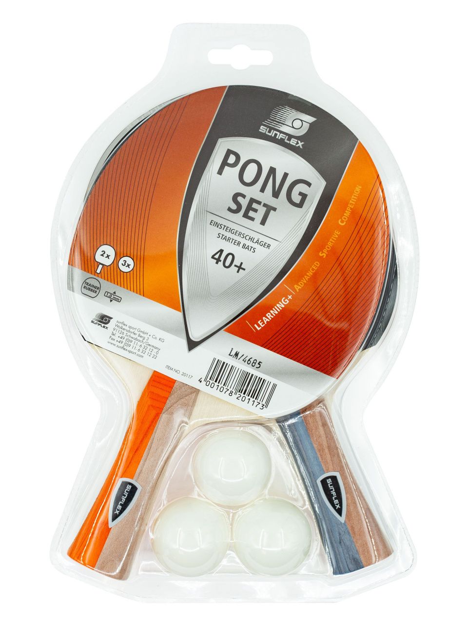 Набор для настольного тенниса Sunflex Pong