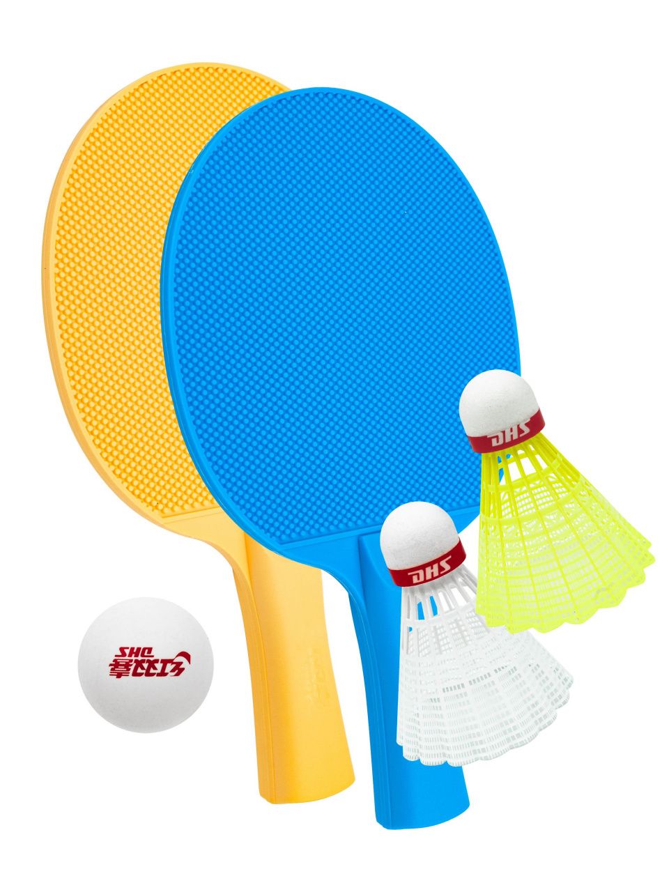 Набор ракеток DHS для настольного тенниса с мячом и воланами