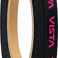 Торцевая лента VISTA 12mm x 25m, Черный/Маджента