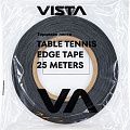 Торцевая лента VISTA 10mm x 25m, Черный/Зеленый