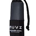 Полотенце MUVZ Wave 70x140, Графит/Циан
