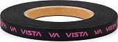 Торцевая лента VISTA 12mm x 25m, Черный/Маджента