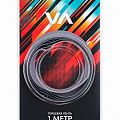 Торцевая лента VISTA 12mm x 1m, Черный/Маджента