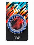 Торцевая лента VISTA 12mm x 1m, Синий/Белый