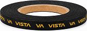Торцевая лента VISTA 12mm x 25m, Черный/Золотой